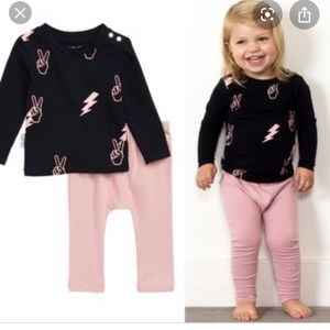 Tiny Tribe baby girl shirt 3-6mo